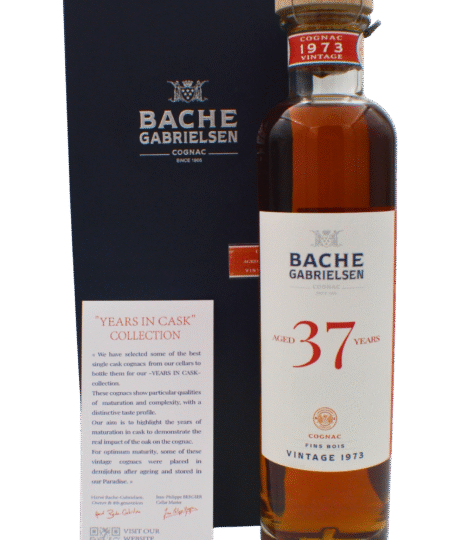Bache Gabrielsen 37Y.O Vintage 1973 Cognac 700 ML
