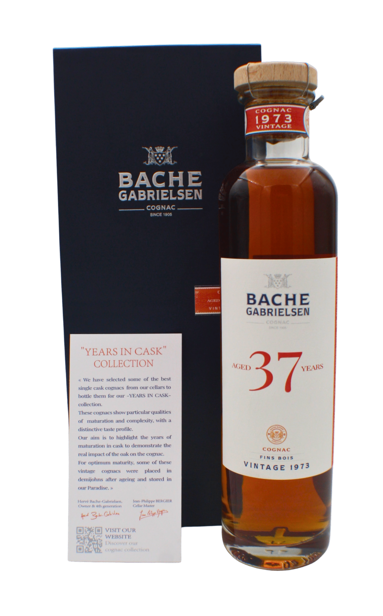 Bache Gabrielsen 37Y.O Vintage 1973 Cognac 700 ML