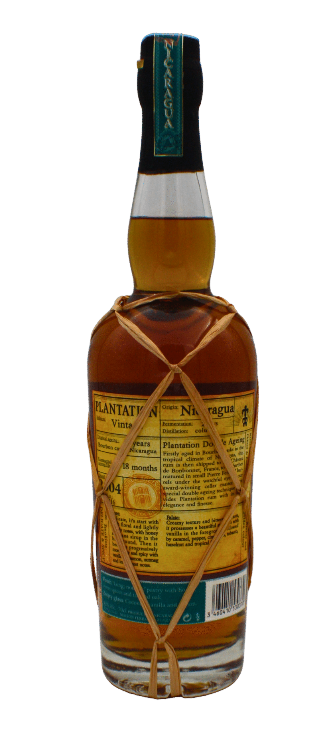Plantation Vintage Edition Nicaragua 2004 Rum 700 ML - Image 2