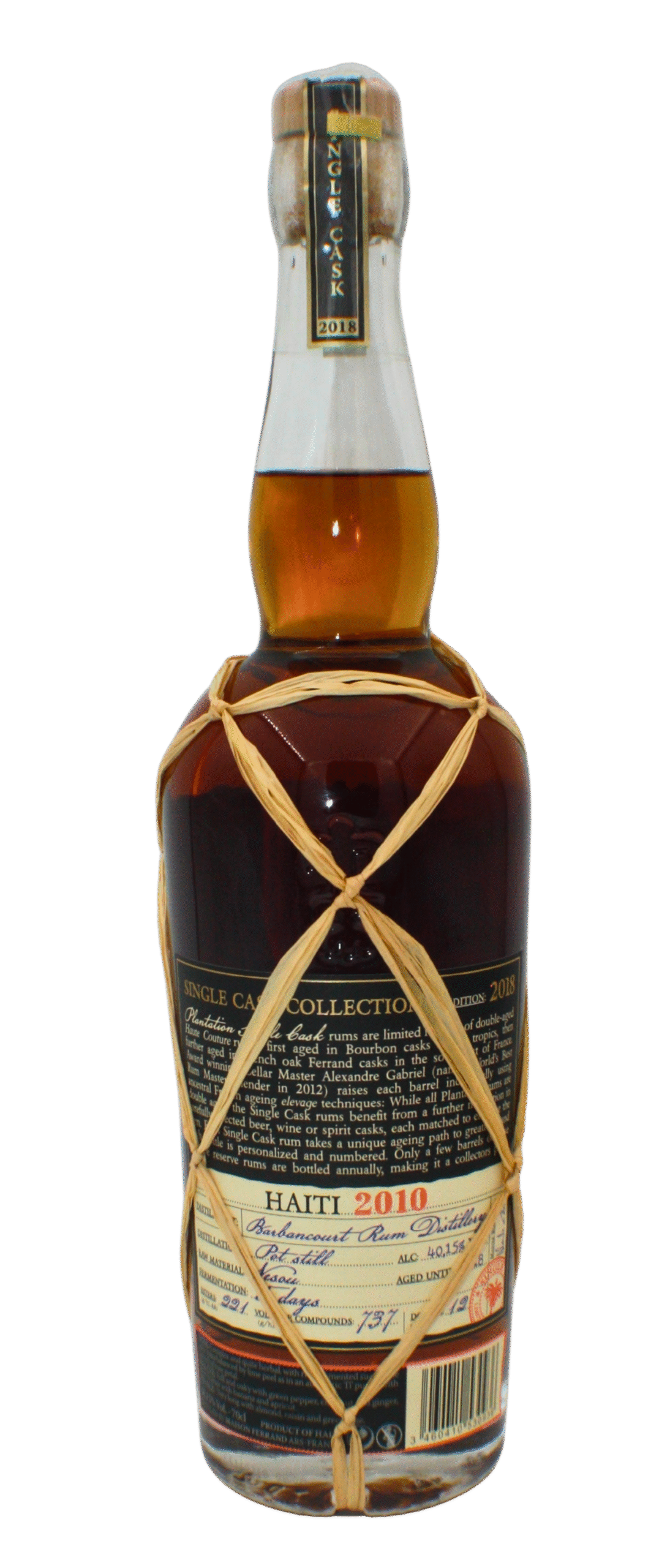 Plantation Single Cask 2018 Haiti 2010 Rum 700 ML - Image 2