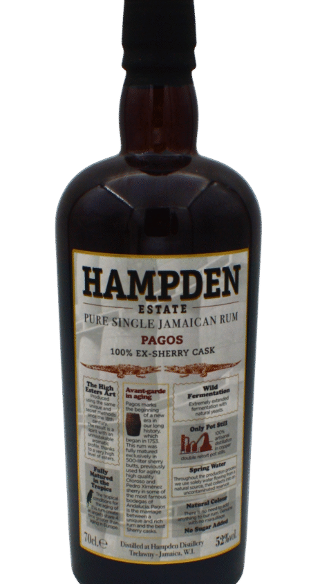 Hampden Estate PAGOS 100% Ex-Sherry Cask Maturation Rum 700 ML