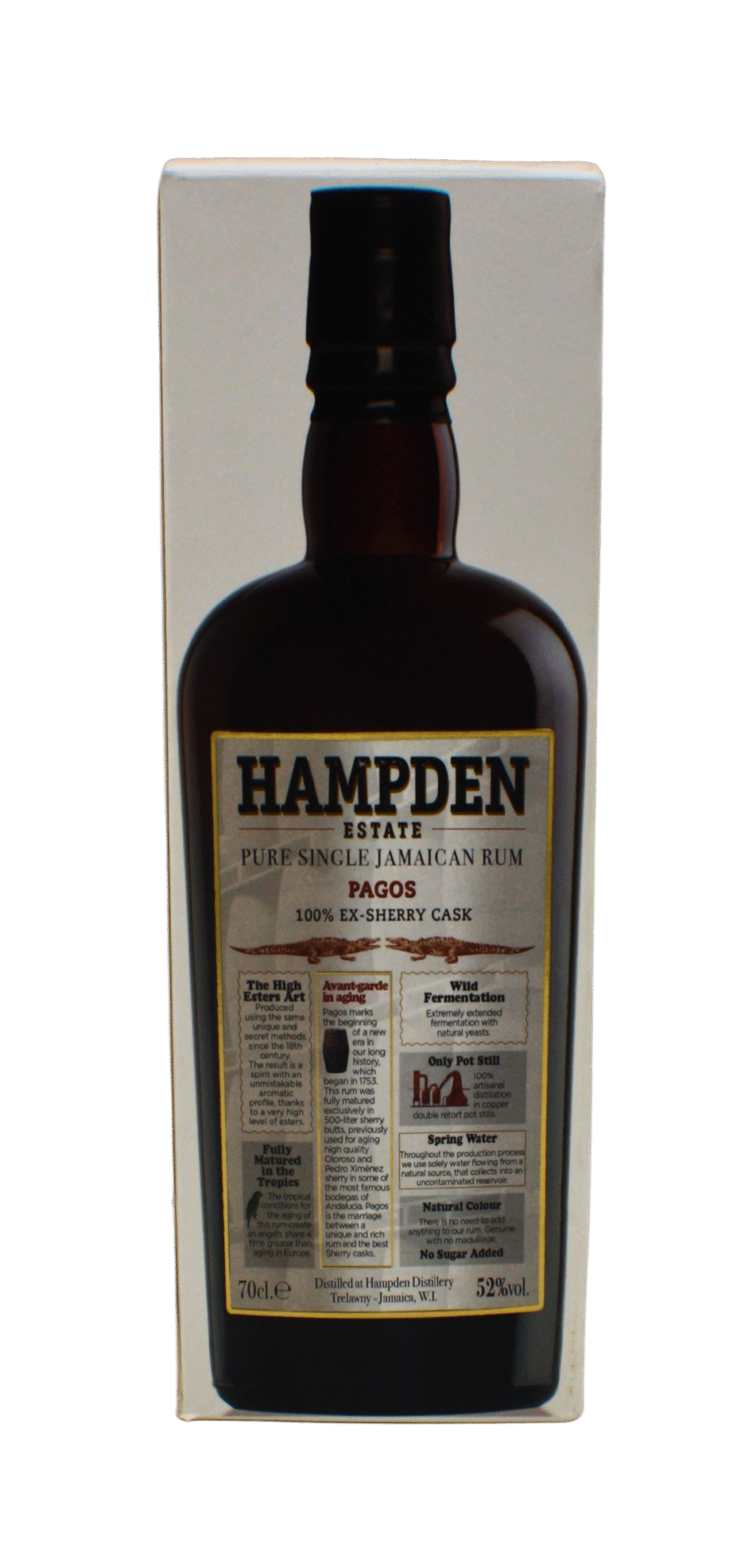 Hampden Estate PAGOS 100% Ex-Sherry Cask Maturation Rum 700 ML - Image 3