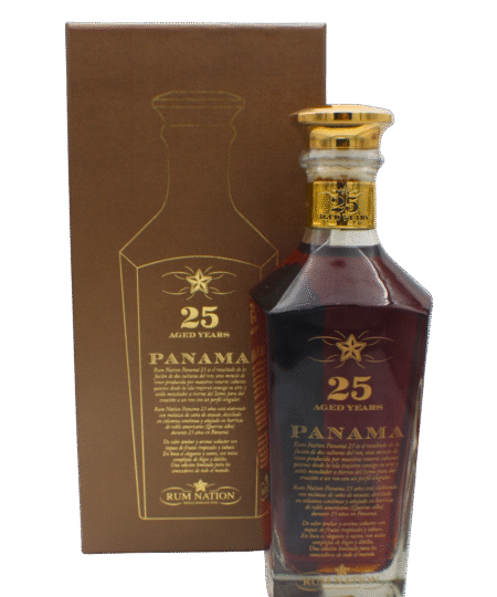 Rum Nation Single Domaine Rum Panama 25 Y.O Rum 700 ML