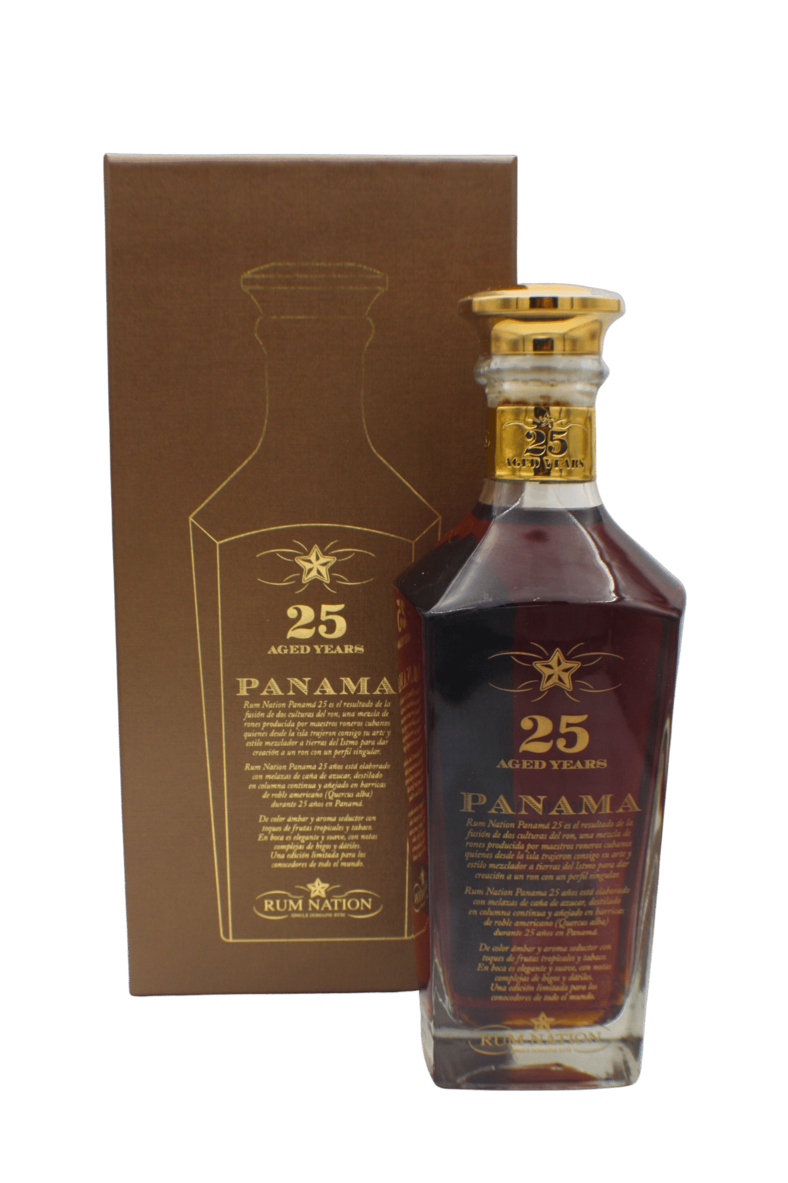 Rum Nation Single Domaine Rum Panama 25 Y.O Rum 700 ML