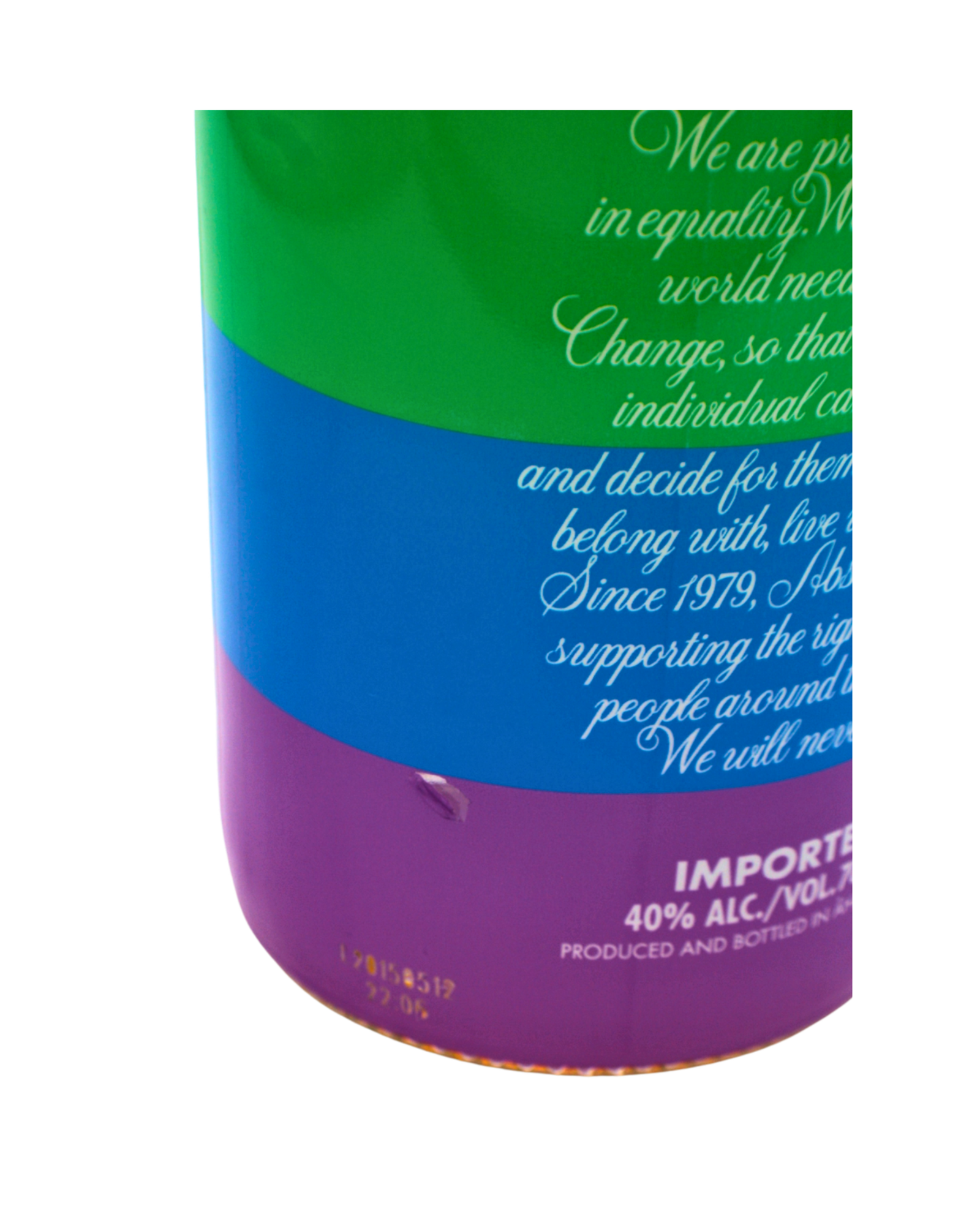 Absolut Vodka Rainbow Edition Red Cap 700 ML - Image 2