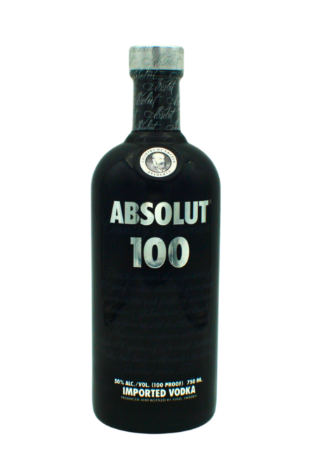 Absolut Vodka Black Bottle 100 Proof Edition 1000 ML