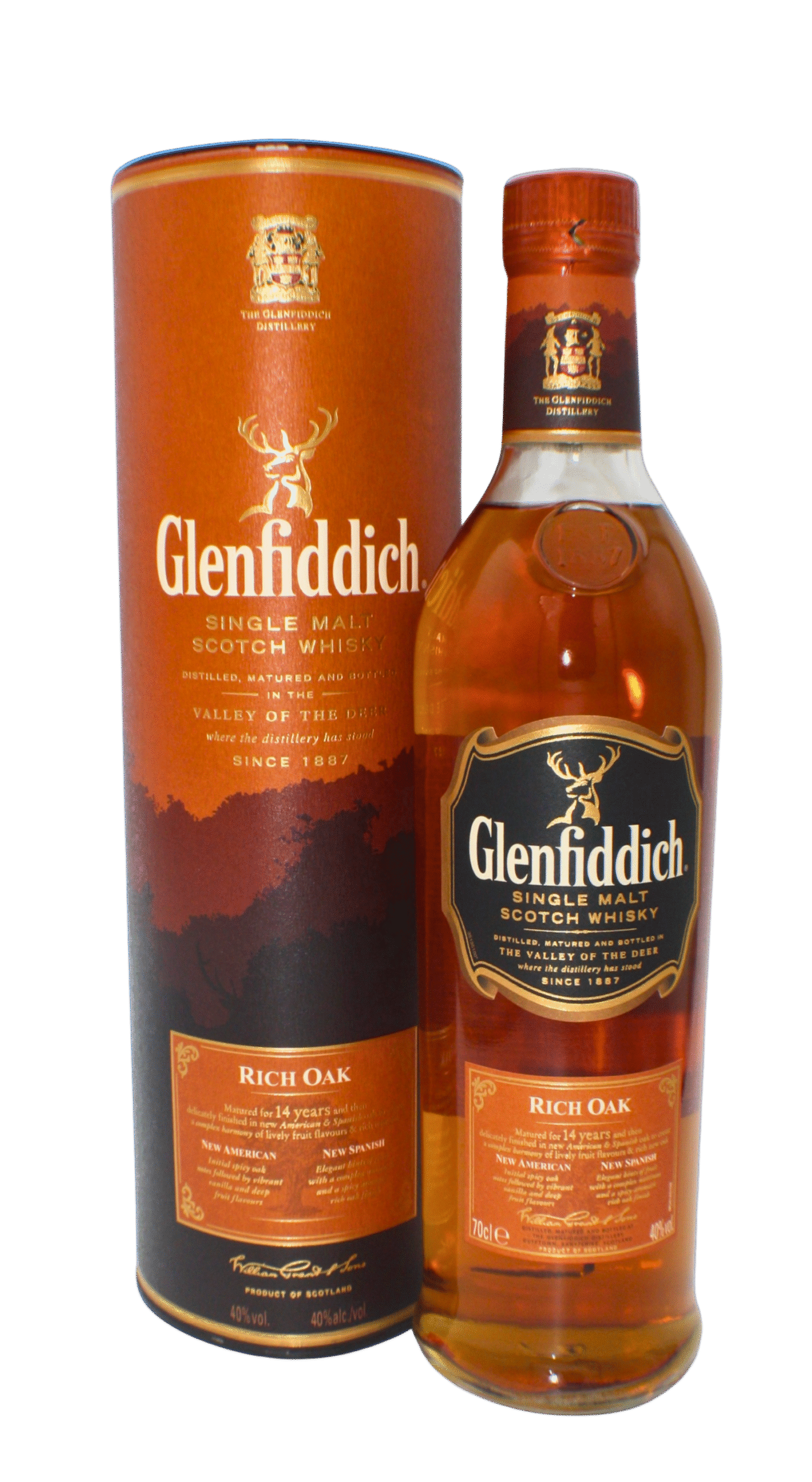 Glenfiddich Rich Oak 14 Y.O Single Malt Scotch Whisky 700 ML
