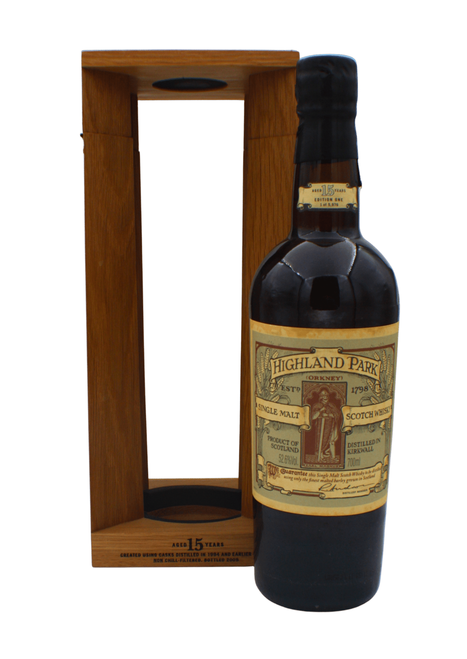 Highland Park Earl Magnus Edition One 15 Y.O Single Malt Scotch Whisky 700 ML