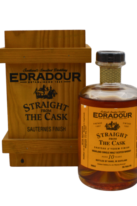 Edradour Straight From The Cask Chateau D'Yquem Finish 10 Y.OSingle Malt Scotch Whisky 500 ML