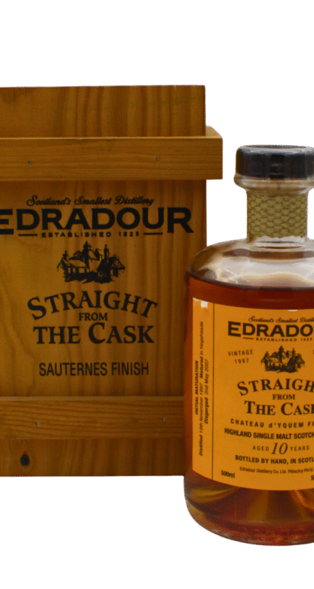 Edradour Straight From The Cask Chateau D'Yquem Finish Single Malt Scotch Whisky 500 ML