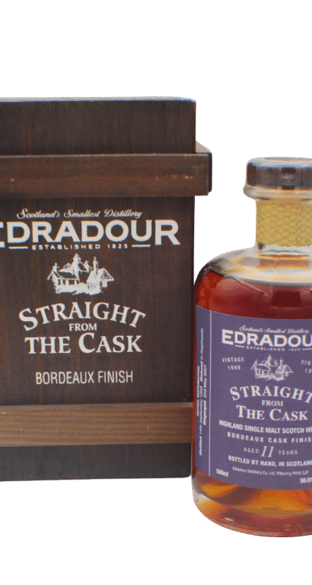 Edradour Straight From The Cask Bordeaux Finish Single Malt Scotch Whisky 500 ML