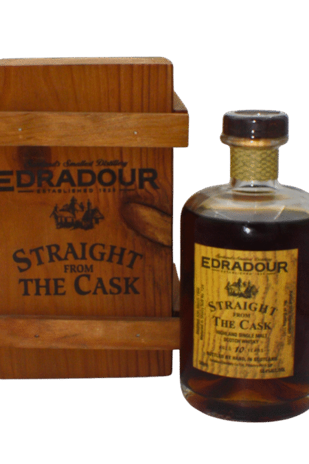 Edradour Straight From The Cask Sherry Butt No.124 10 Y.O Single Malt Scotch Whisky 500 ML