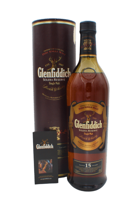 Glenfiddich Solera Reserve 15 Y.O Single Malt Scotch Whisky 1000 ML