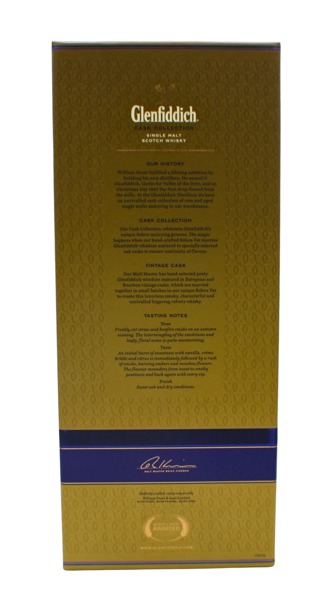 Glenfiddich Cask Collection Vintage Cask Single Malt Scotch Whisky 700 ML - Image 5