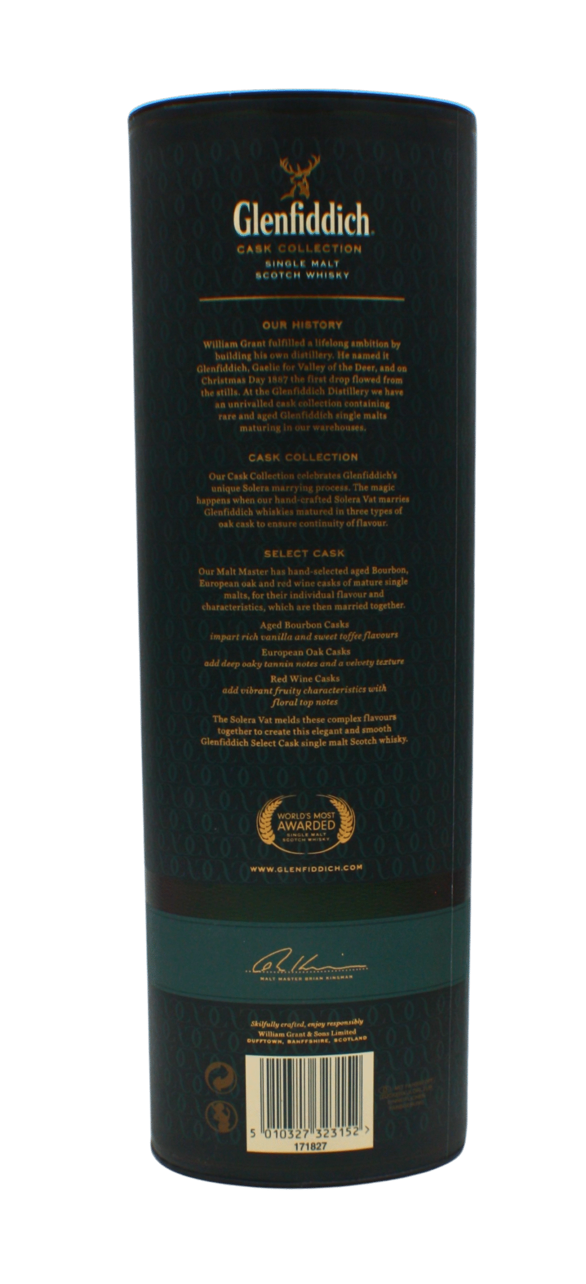 Glenfiddich Select Cask Single Malt Scotch Wisky 1000 ML - Image 5