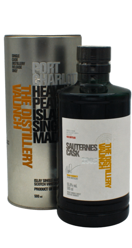 Bruichladdich Port Charlotte 2003 Valinch 14 Y.O Single Malt Scotch Whisky 500 ML