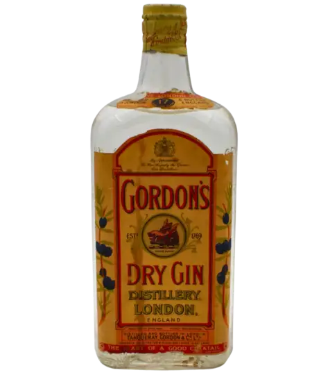 Gordons London Dry Gin Spring Cap 1950s 750 ML