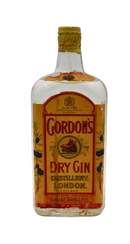 Gordons London Dry Gin Spring Cap 1950s 750 ML