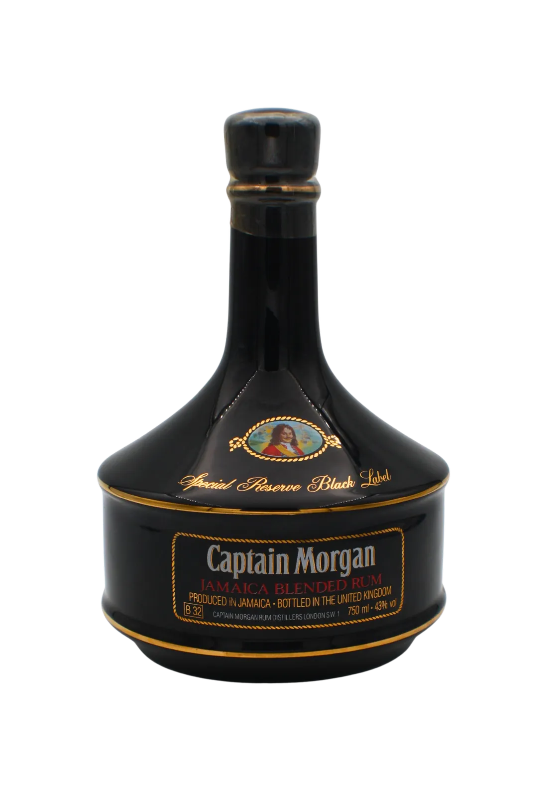 Captain Morgan Special Reserve Black Label Ceramic Bottle 750 ML