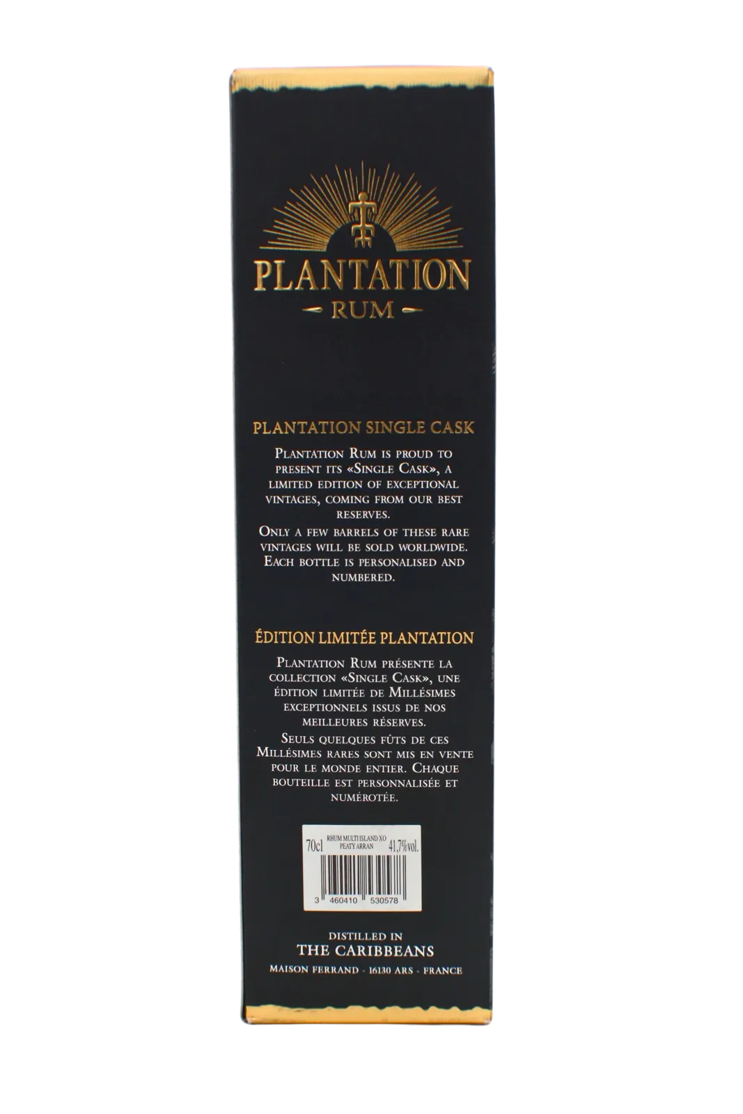 Plantation Peaty Arran Maturation Multi Island X.O Rum 700 ML - Image 5