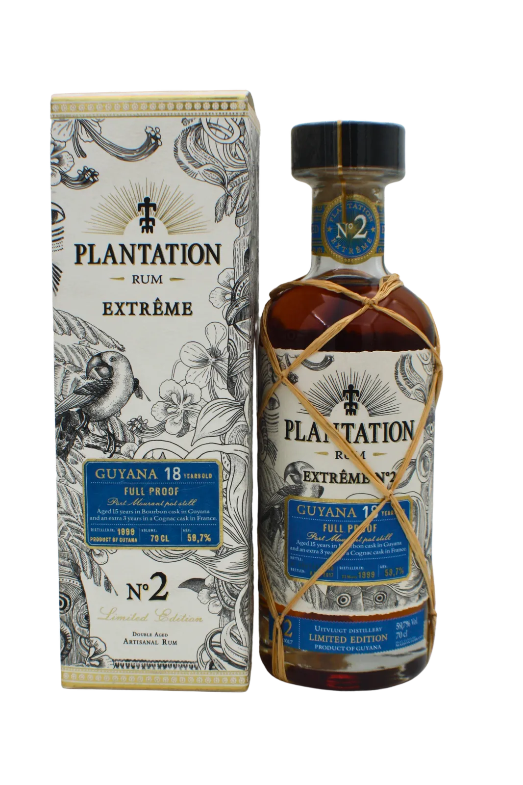 Plantation Extreme No2 Guyana 18 Y.O Rum 700 ML