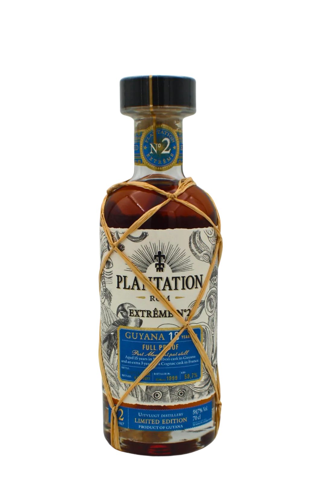 Plantation Extreme No2 Guyana 18 Y.O Rum 700 ML - Image 2