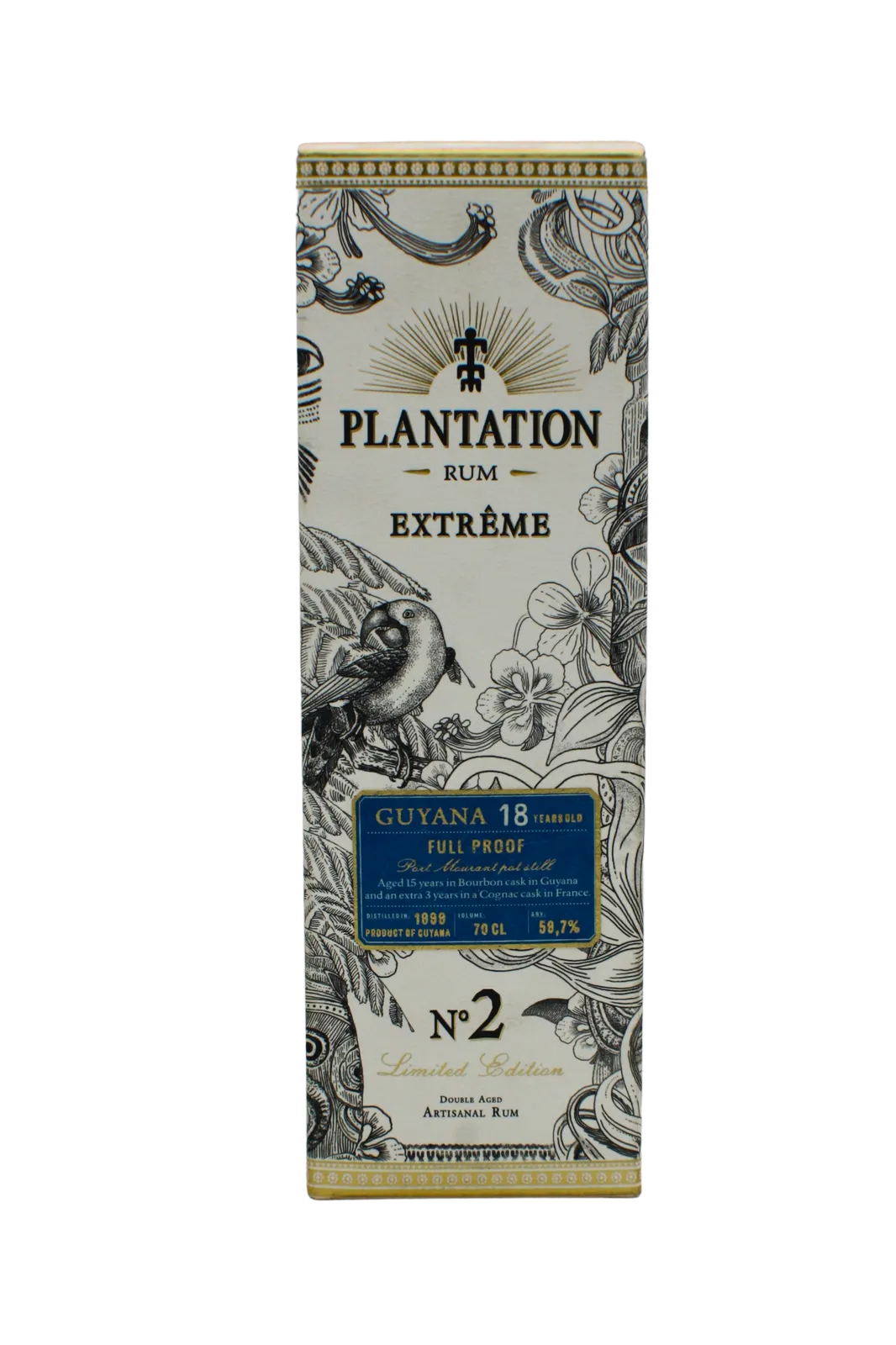 Plantation Extreme No2 Guyana 18 Y.O Rum 700 ML - Image 4