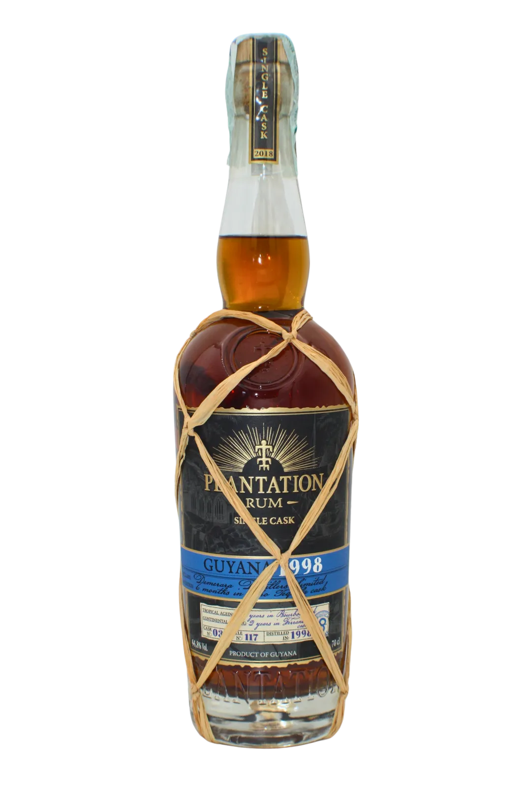 Plantation Guyana Ocho Tequila Maturation 1998 Rum 700 ML - Image 2