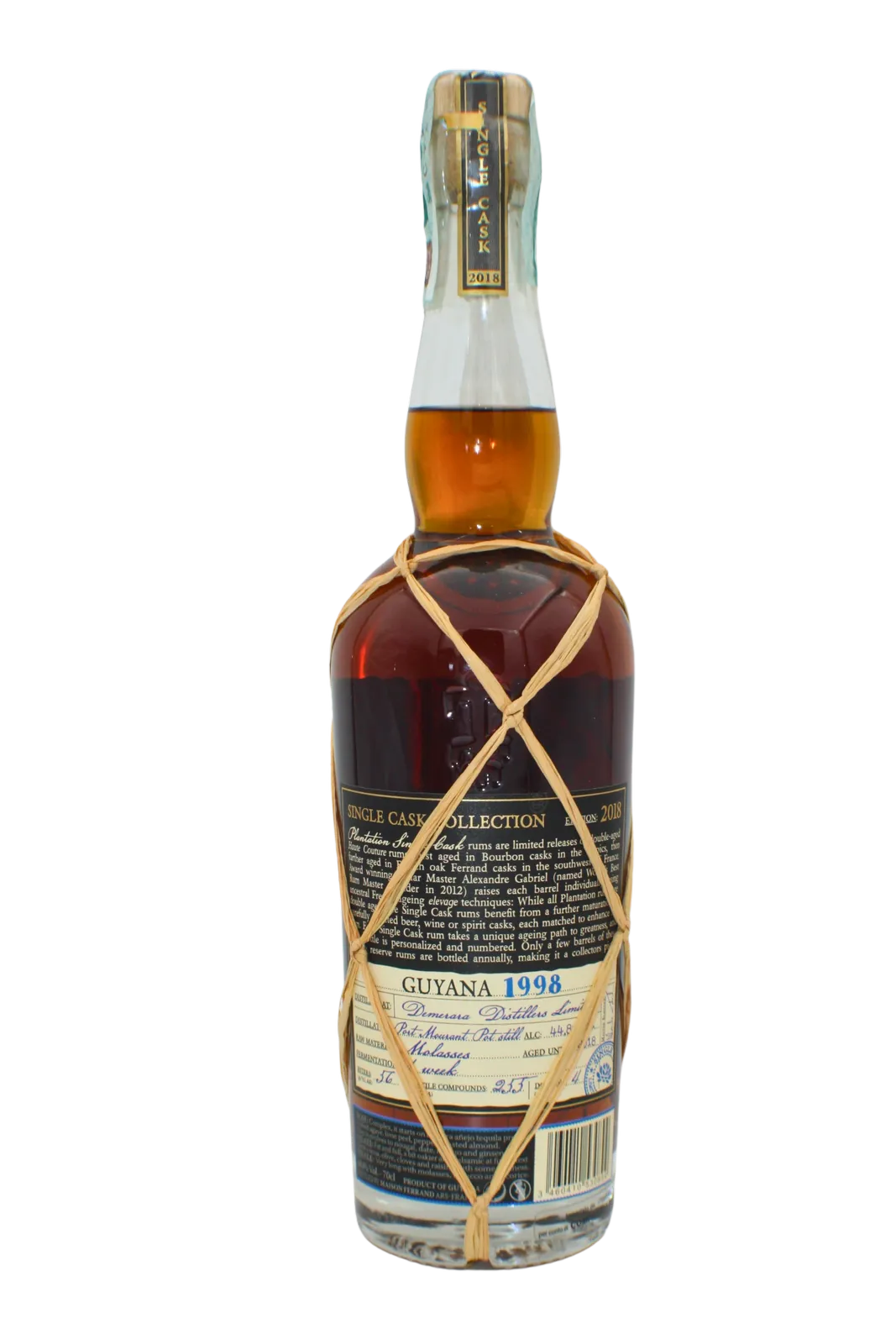 Plantation Guyana Ocho Tequila Maturation 1998 Rum 700 ML - Image 3
