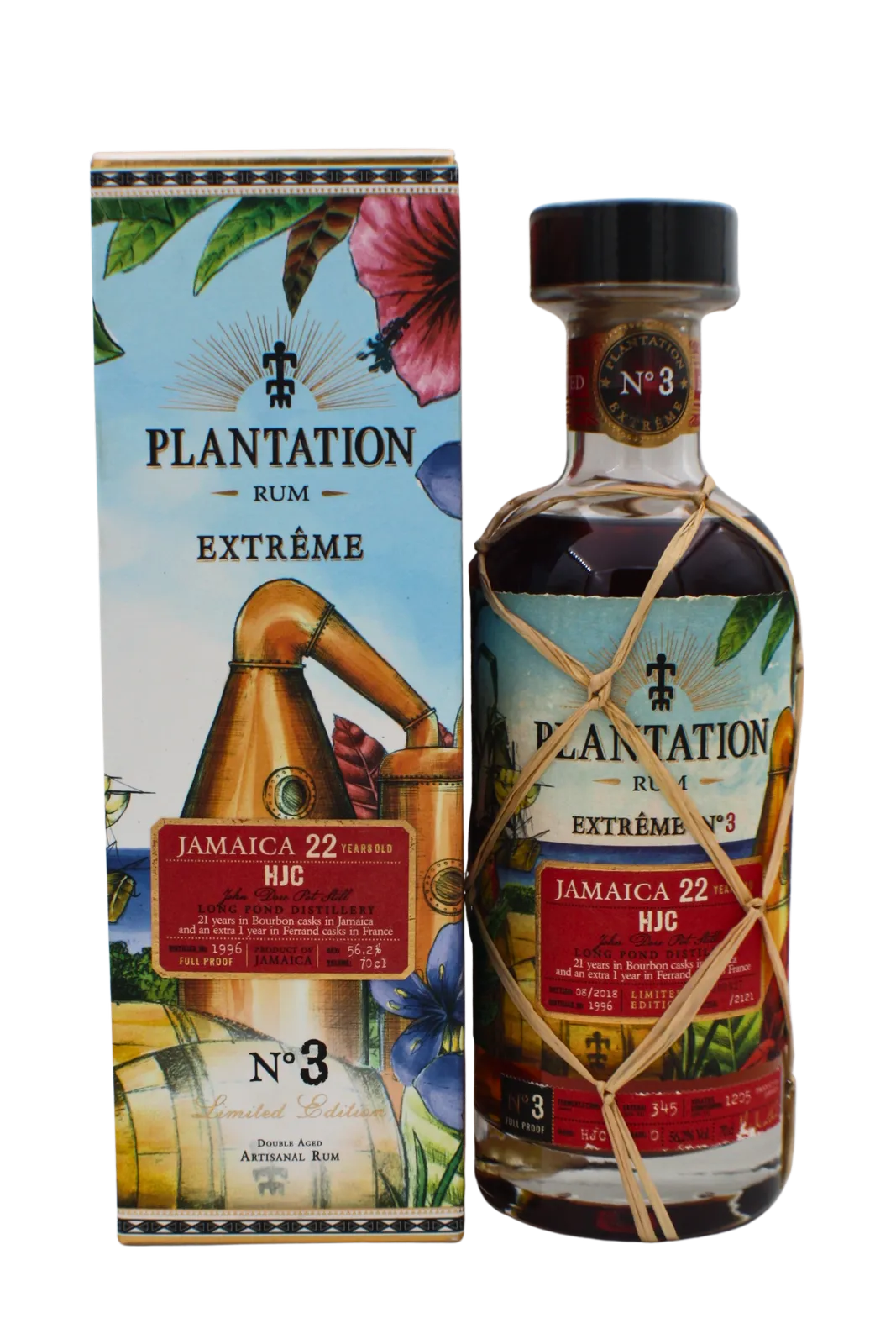 Plantation Extreme No3 Jamaica HJC 22 Y.O Rum 700 ML