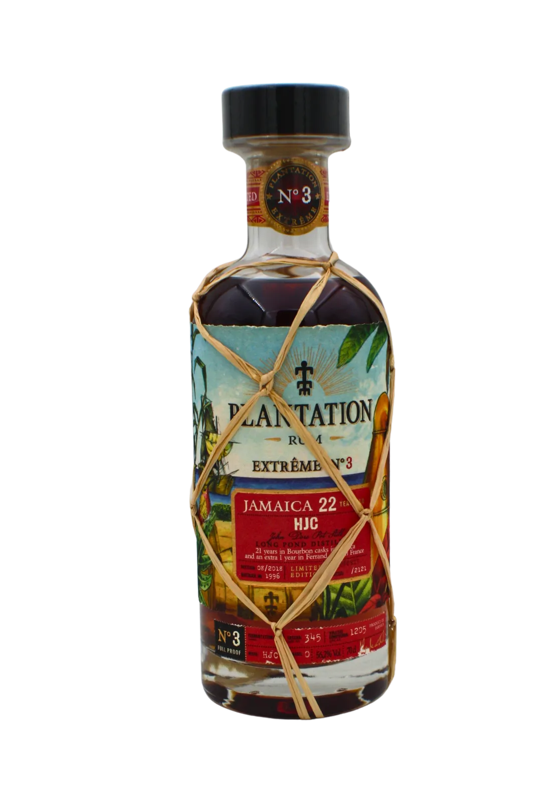 Plantation Extreme No3 Jamaica HJC 22 Y.O Rum 700 ML - Image 2
