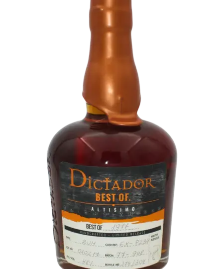 Dictador Best Of Altisimo 1977 Vintage 40 Y.O Rum 700 ML