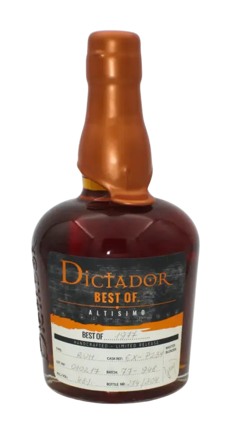 Dictador Best Of Altisimo 1977 Vintage 40 Y.O Rum 700 ML