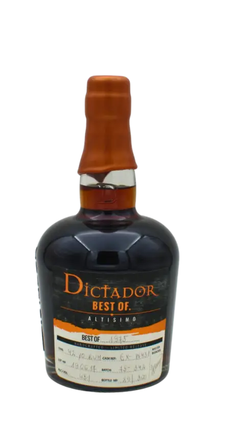 Dictador Best Of Altisimo 1975 Vintage 42 Y.O Rum 700 ML