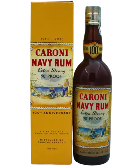 Caroni Navy Rum Extra Strong 90 Proof Rum 700 ML