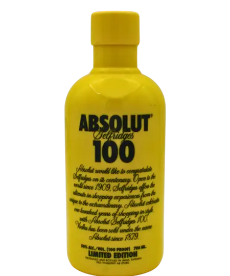 Absolut Vodka 100 Selfridges Edition 700 ML