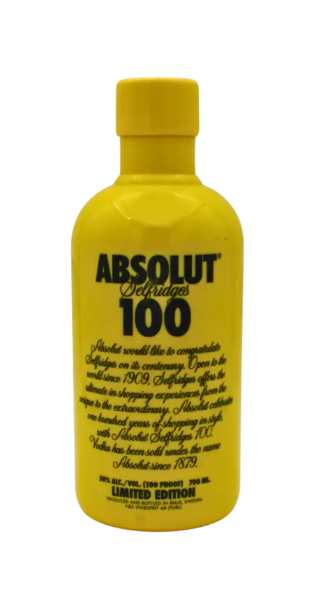 Absolut Vodka 100 Selfridges Edition 700 ML