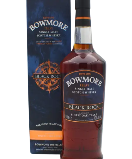 Bowmore Black Rock Single Malt Scotch Whisky 1000 ML