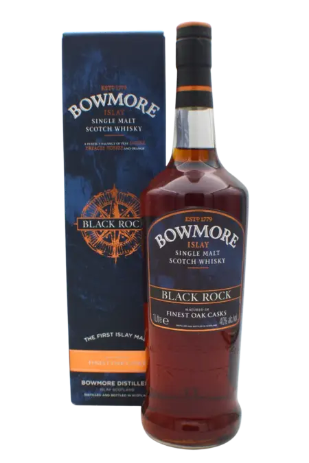 Bowmore Black Rock Single Malt Scotch Whisky 1000 ML