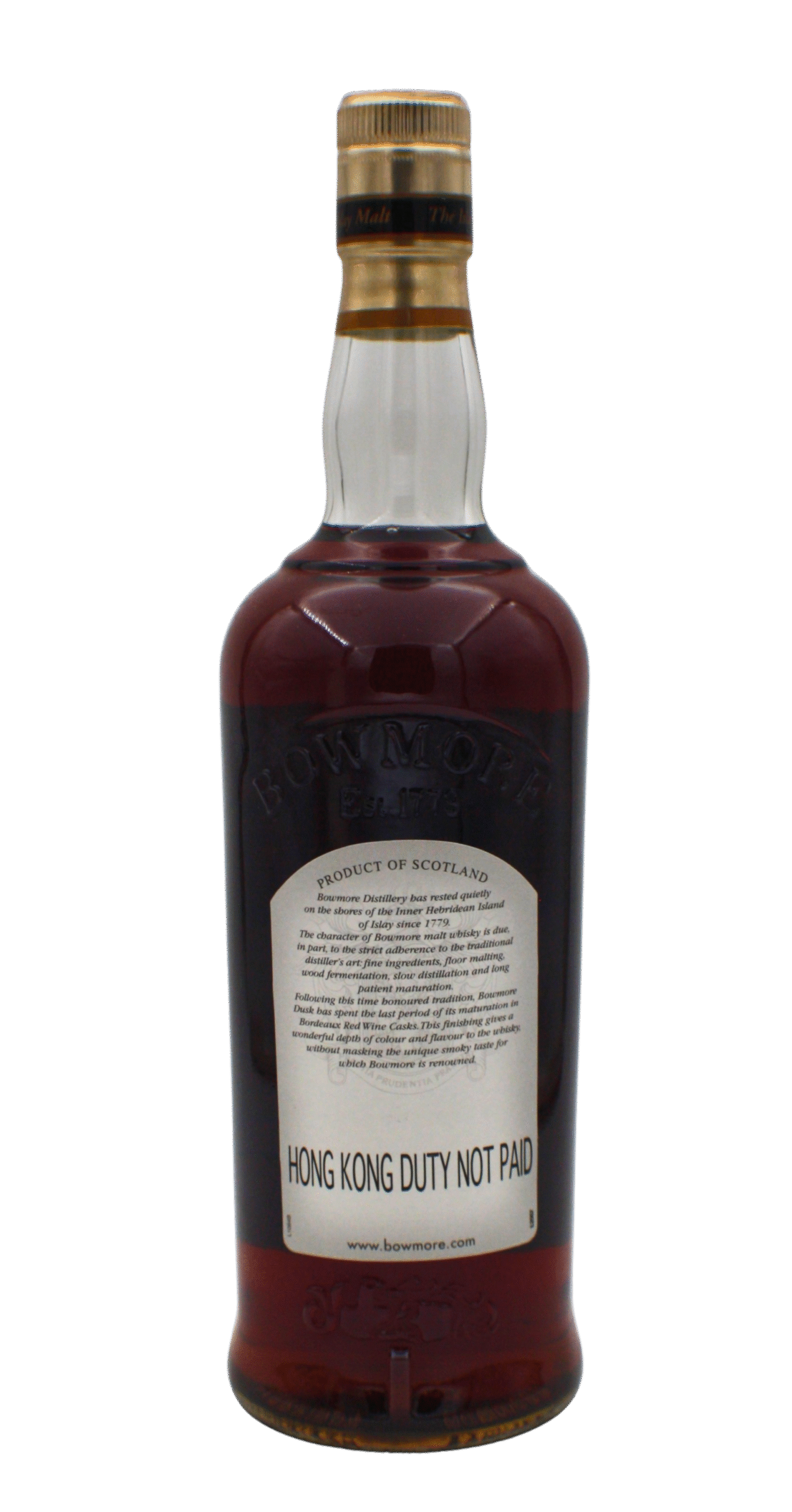 Bowmore Dusk Bordeaux Wine Finish Single Malt Scotch Whisky 750 ML - Image 3