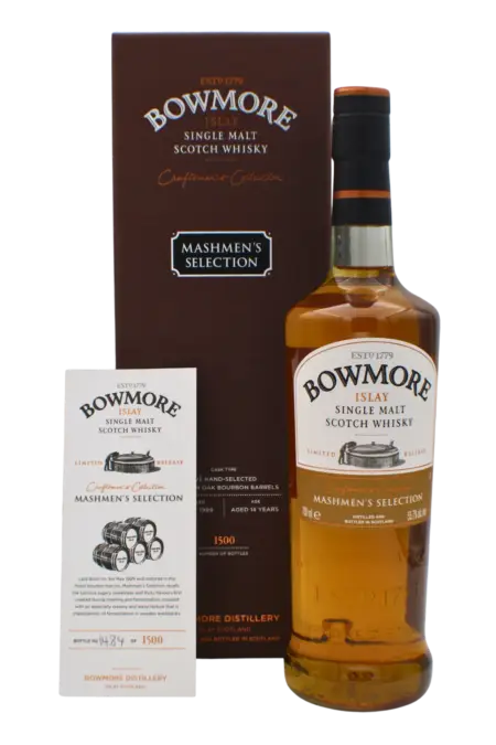 Bowmore 1999 Mashmen's Selection 14 Y.O Single Malt Scotch Whisky 700 ML