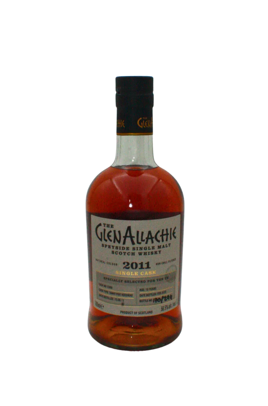 Glenallachie 2011 Tawny Port Hogshead Single Cask 10 Y.O Single Malt Scotch Whisky 700 ML - Image 2
