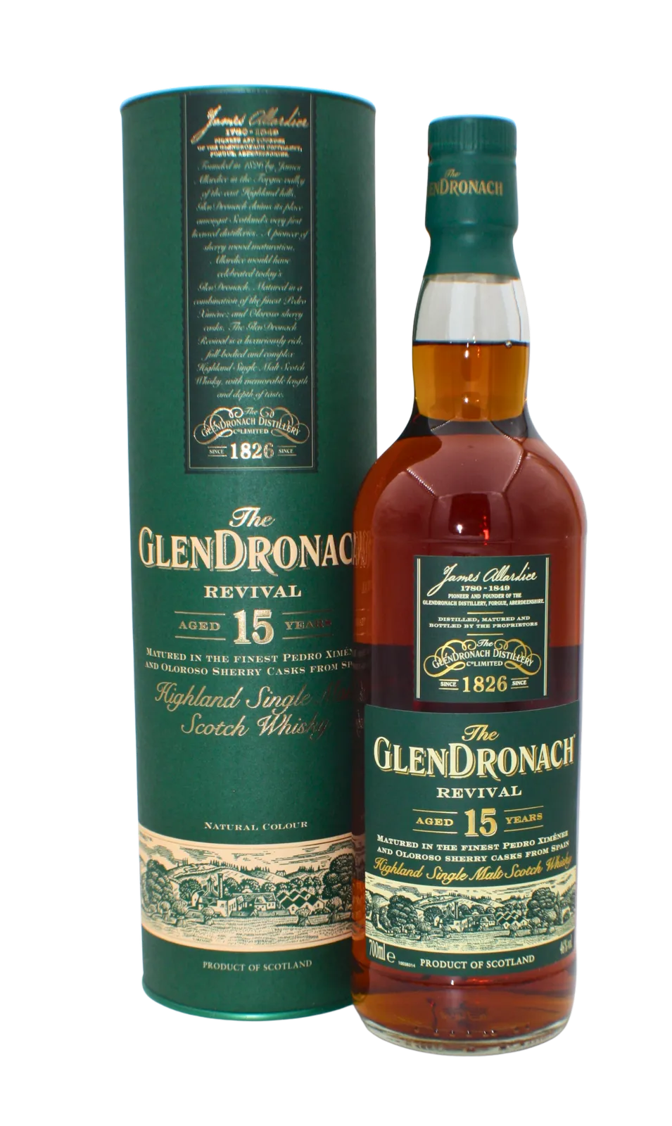 Glendronach Rachel Barrie 15 Y.O Single Malt Scotch Whisky 700 ML