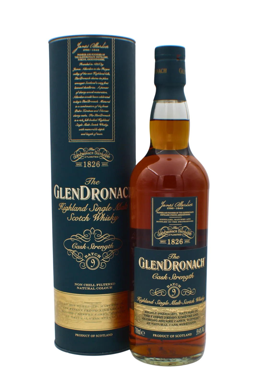 Glendronach Cask Strength Batch 9 Single Malt Scotch Whisky 700 ML