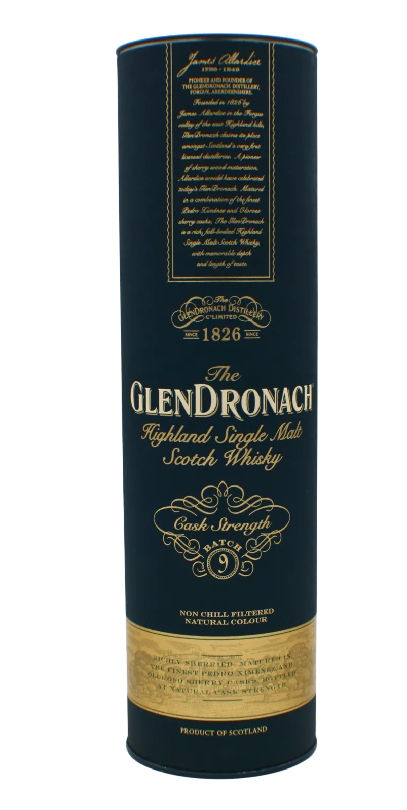 Glendronach Cask Strength Batch 9 Single Malt Scotch Whisky 700 ML - Image 4