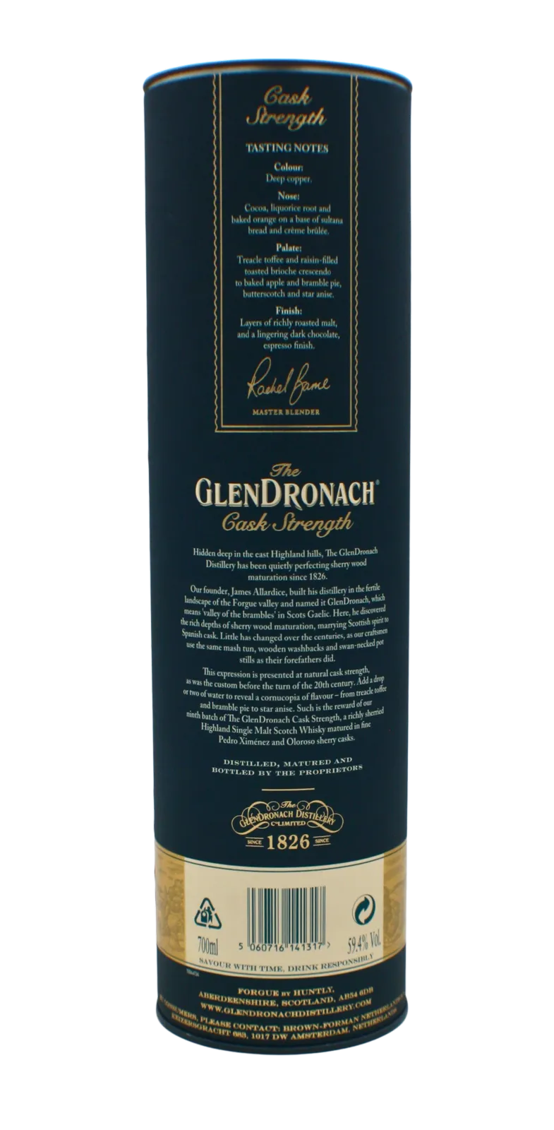 Glendronach Cask Strength Batch 9 Single Malt Scotch Whisky 700 ML - Image 5