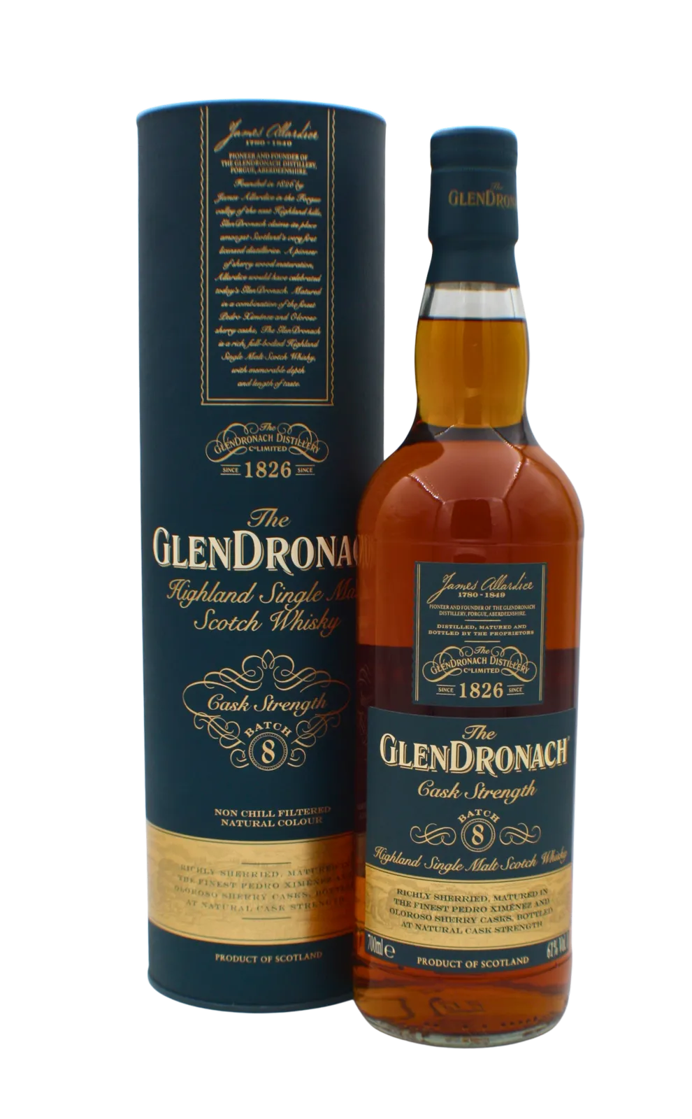 Glendronach Cask Strength Batch 8 Single Malt Scotch Whisky 700 ML