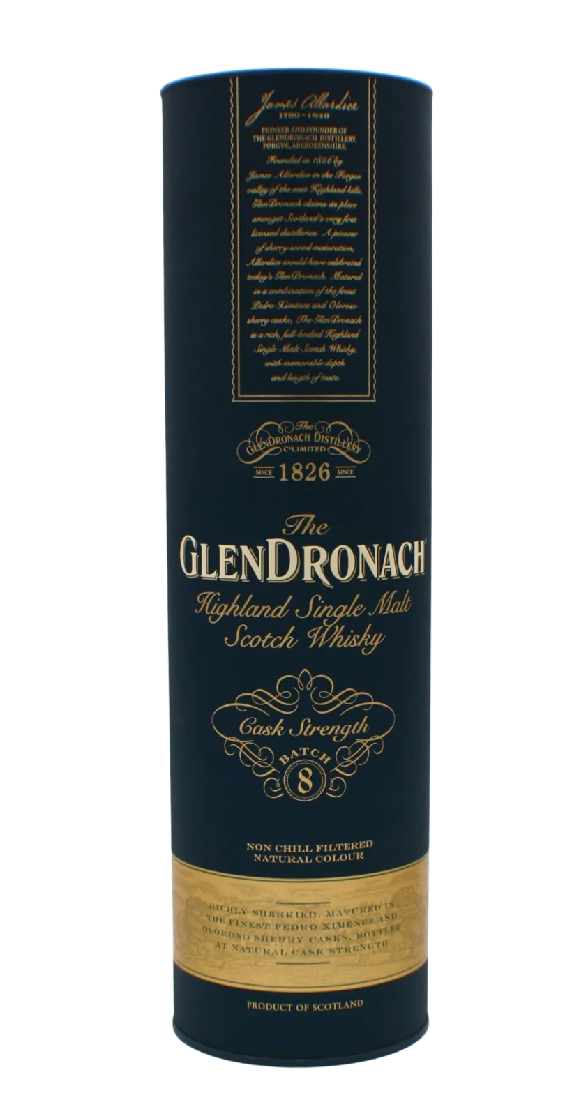 Glendronach Cask Strength Batch 8 Single Malt Scotch Whisky 700 ML - Image 4