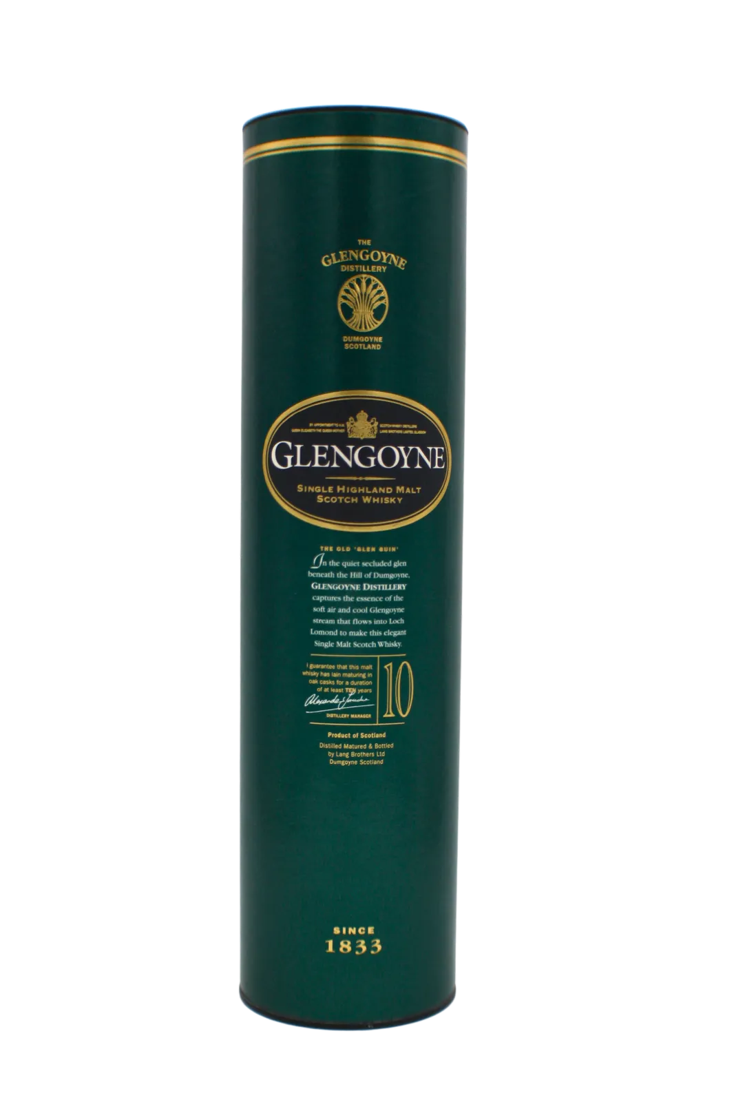 Glengoyne The Old "Glen Guin" 10 Y.O Single Malt Scotch Whisky 700 ML - Image 5