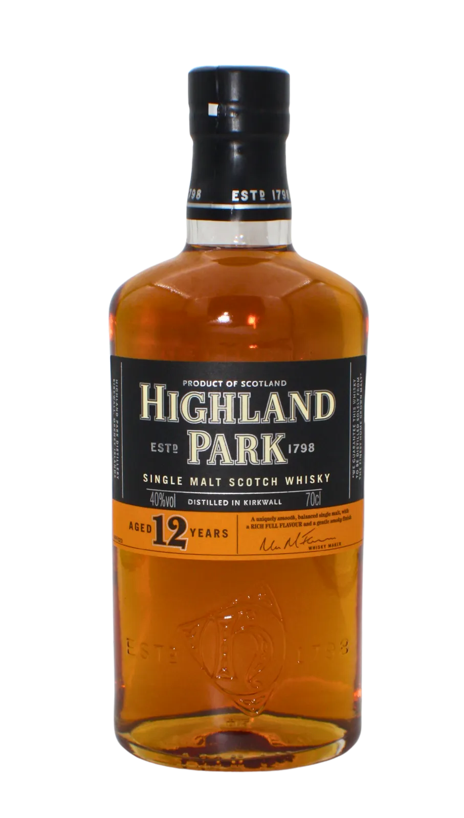 Highland Park Pre-2017 12 Y.O Single Malt Scotch Whisky 700 ML - Image 2